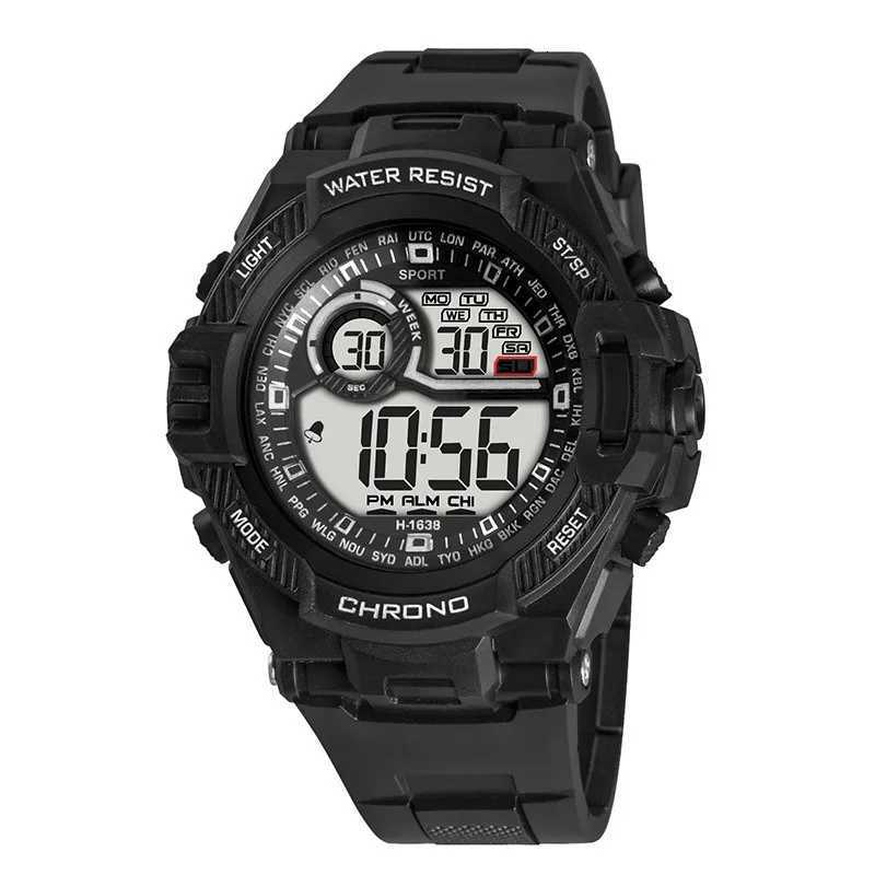Waterproof Sports Watch Luxury Electronic Watch for Men LED Alarm Clock Military Digital Wristwatch for man Boys Student Teen X251009