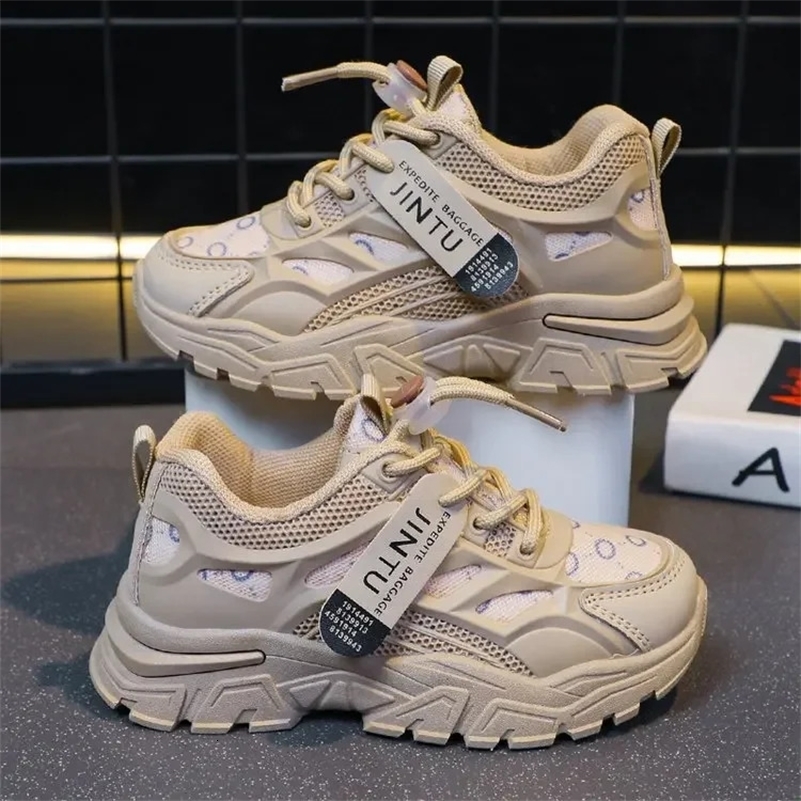 Childrens Casual Shoes 2023 Spring Style Net Breathable Nonslip Running For Boys And Girls Comfortable Outdoor Footwear y250922 XJ260303