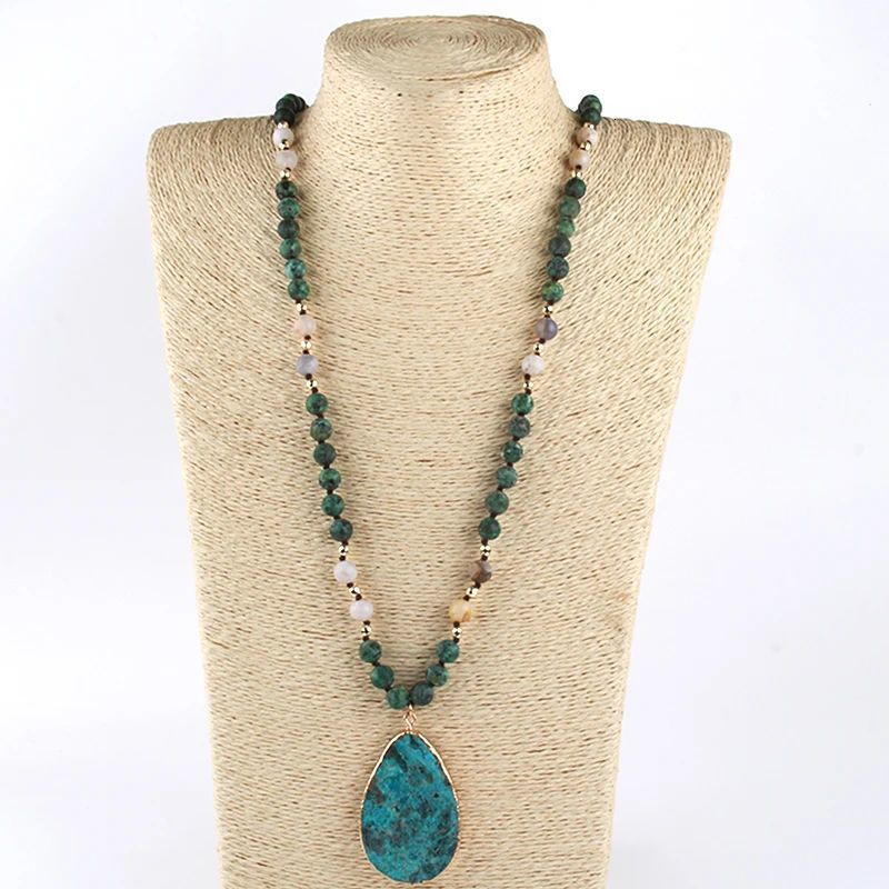 Fashion Boho Jewelry Africa Turquoise Natural Stones With Se