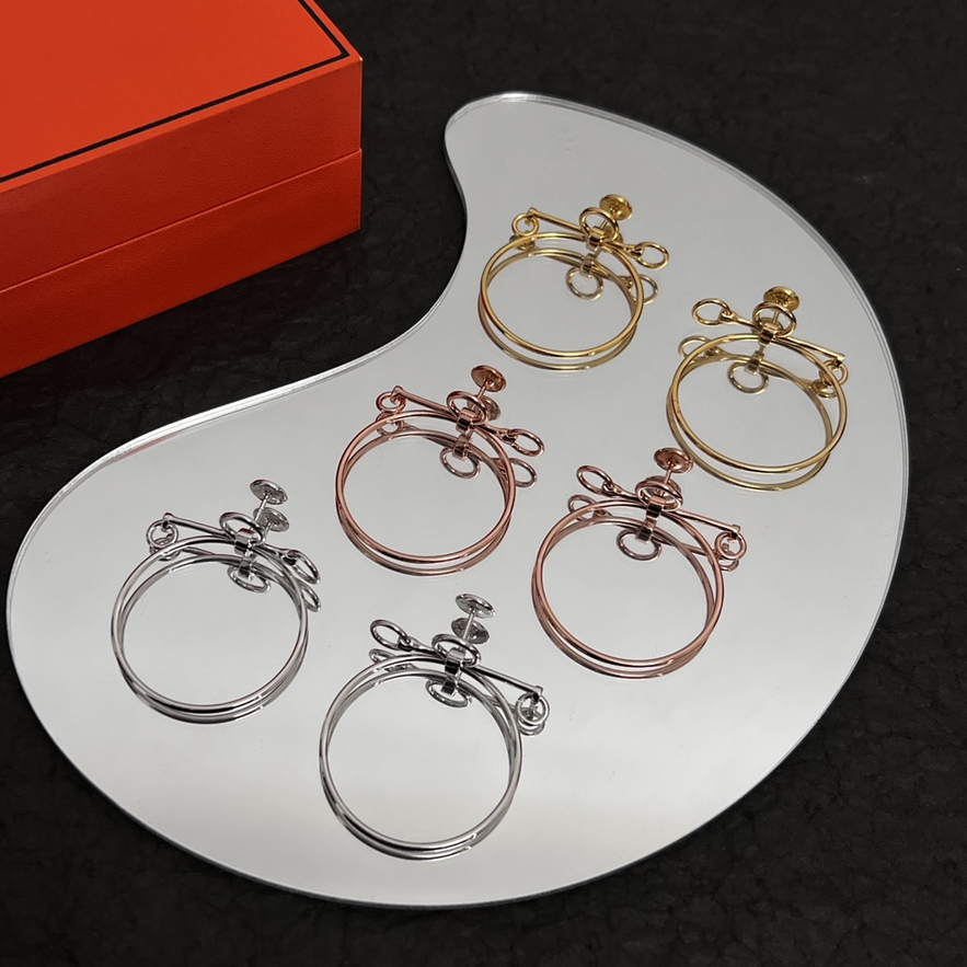 ADITA Earrings charm for woman designer Diamond Gold plated 18Khighest counter Advanced Materials T0P Advanced Materials jewelry with box 017