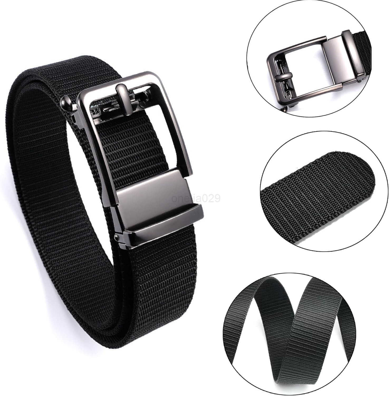 Mens Ratchet Belts Nylon Web Work Belt with AdjustabLE Automatic for Jeans Pants W251009
