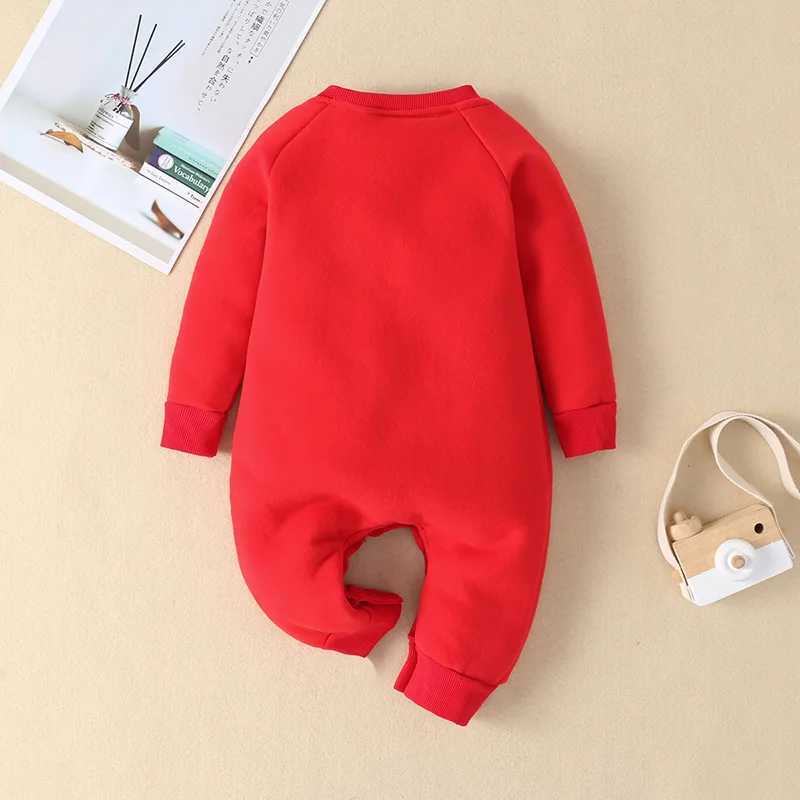 Christmas Baby Romper Newborn Clothes Fleece Lining New Year Kids Jumpsuit for Girls Boys OnePiece Toddler Outfit Infant Onesie C251009