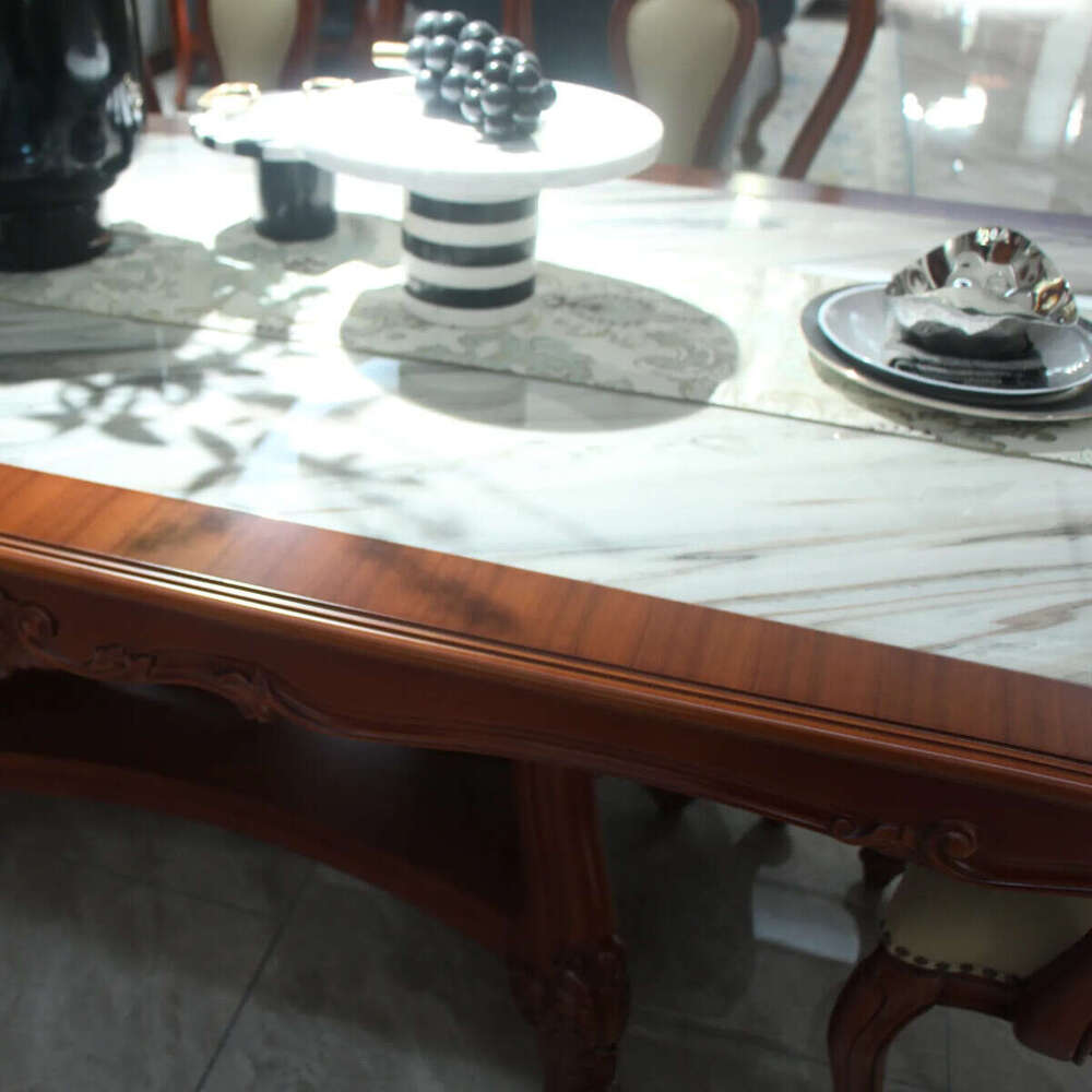Zhong zhixin Premium Quality High End Solid Wooden Dining Set with Authentic Euro Design