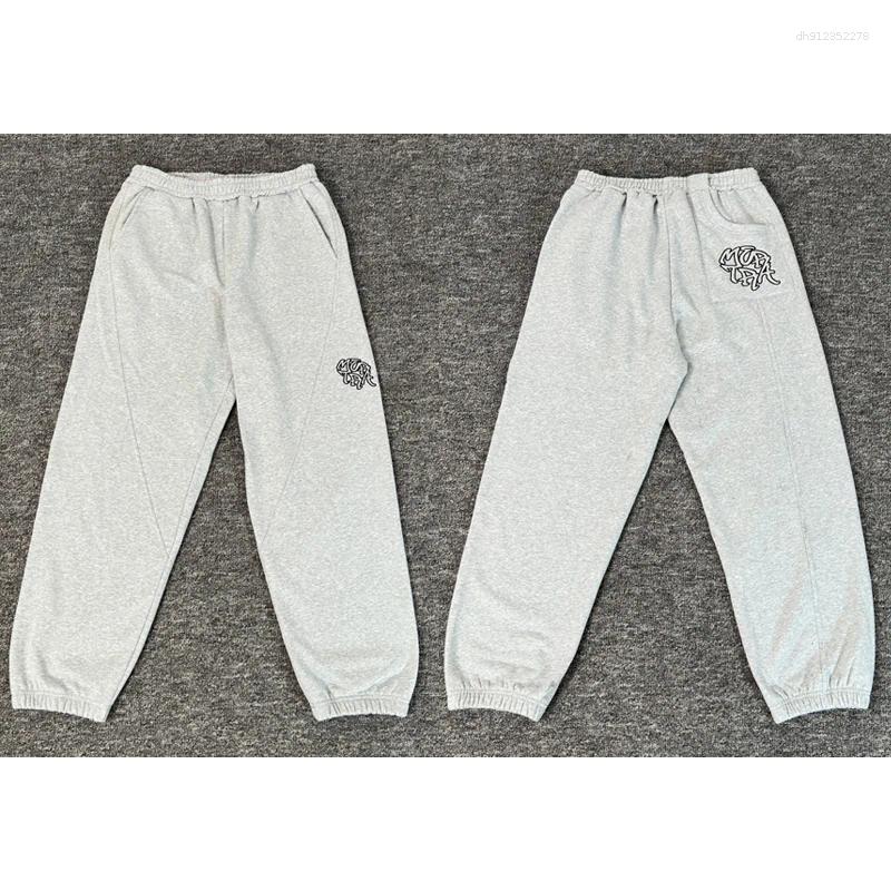 Men's Jeans Classic Embroidered Logo Patchwork Fashion Trousers Men Women Casual Denim Pants Real Po One Day Shipped Out