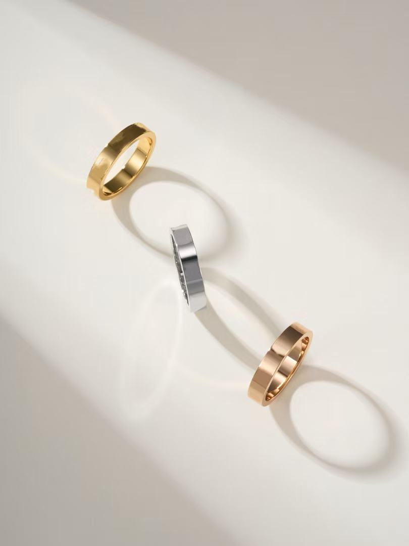 Designer Women's Plain Ring Luxury Women's Ring High Quality Ring