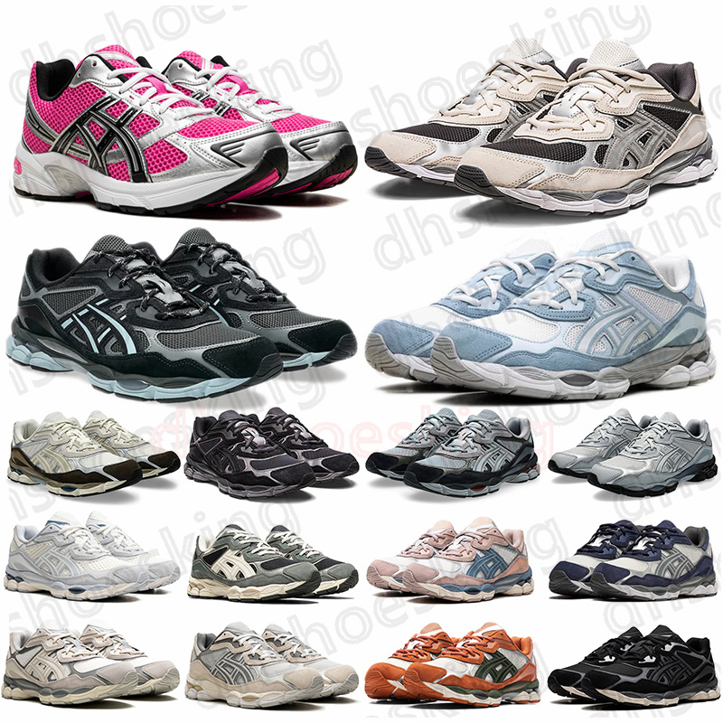 running shoes free shipping trainers asicsshoe black pure silver white graphite grey men women sneakers new