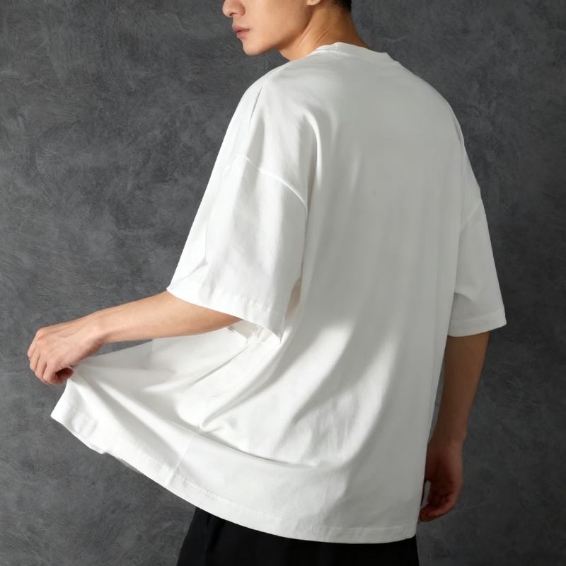 Men's Streetwear Boston "52" Graphic Oversized T-Shirt - Casual Urban Fashion Tee-29