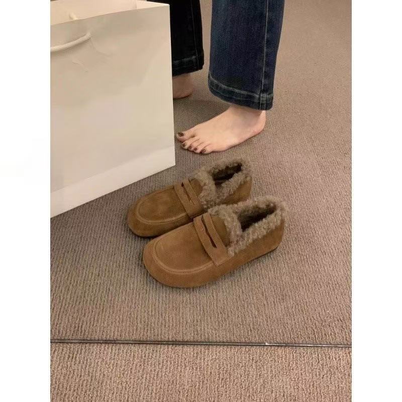 Winter Outdoor Cotton Casual Fashionable Warm Boots Comfortable and Non-slip Womens Home Slippers XW6.5