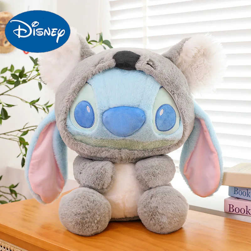 Disney 30cm Lilo Stitch Koala Stitch Sheep Angel Cartoon Plush Stuffed Toy Soft Throw Pillow Doll Room Decoration Holiday Gift H251009