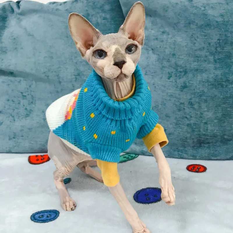 Christmas Cat Sweater Winter Warm Pet Costume for Cats Kedi katten Sphynx Clothing Mascotas Clothes for Dog Animals ropa de gato C251009