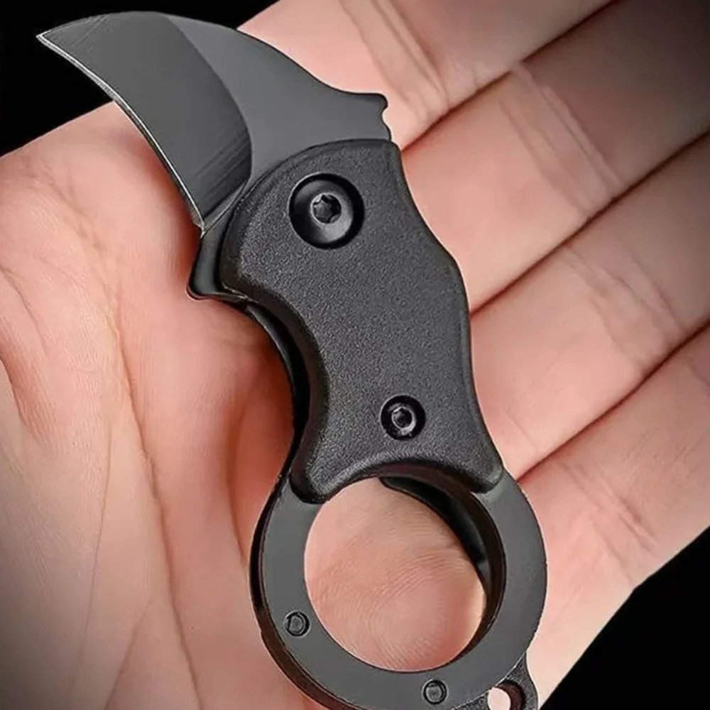 Folding Knife Outdoor EDC Fox Claw Box Cutter Camping Portable Rope Selfdefense Tool Gear 251009