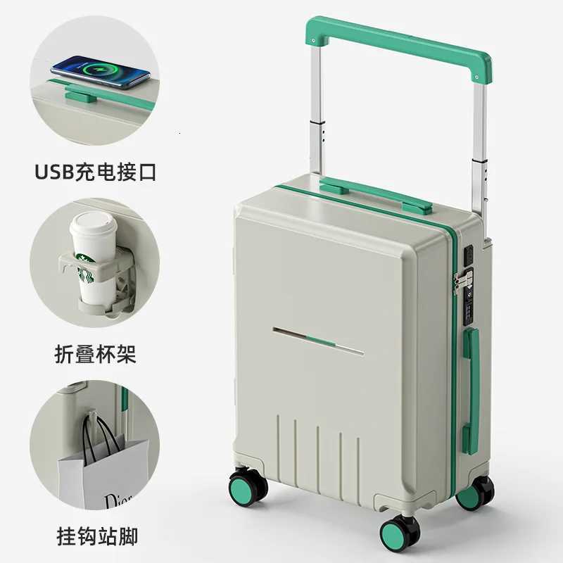 The new widehandle luggage for both men and women has a high appearance level The 2028inch suitcase is multifunctionalT251009