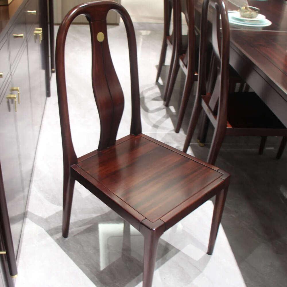 Zhong zhixin Chinese-style dining table and chairs/High-end solid woodfurniture/pure natureguarantees quality of life.