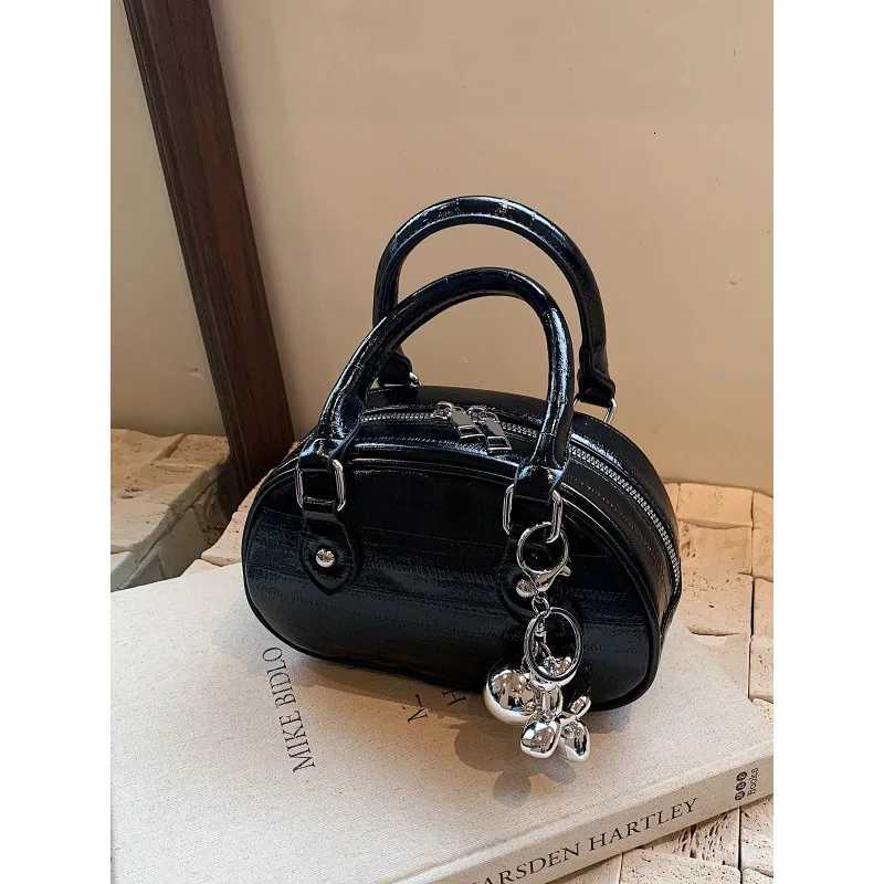 Fiable Sier Mini Shoder Bag for Wen Versatile Handbag Bowling Bag Sle Soft PU Leather Casual Single Strap D251009