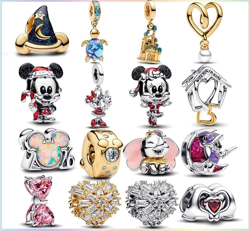 S925 Sterling Silver Bracelet Bracelet Basic Chain 2026 New Dumbo Love Pendant Beads