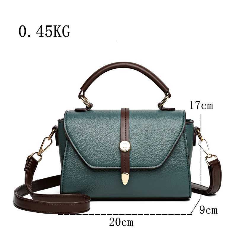 High Quality Leather Handbag Wen Messenger Bag Fi Lady Flap Shoder Crossbody Sac Brand Designer Fem Purse Tote New D251009