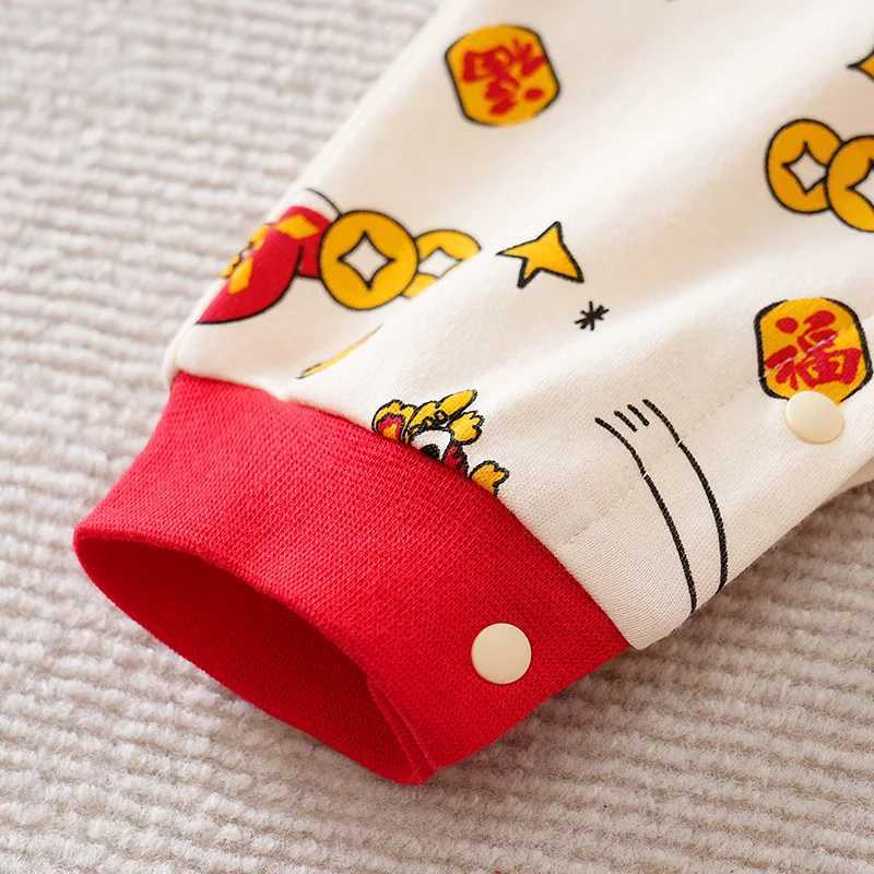 Newborn Clothes Chinese Style Spring Festival Snake Cotton Soft 018 Boys And Girls Spring And Autumn Long Sleeved Baby Jumpsuit C251009
