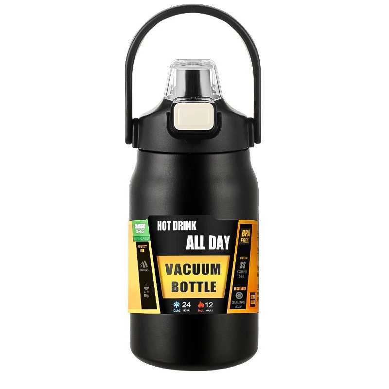 SUS304 Stainless Steel Thermos Portable Tumbler Vacuum Flasks Cold and Hot Sports Water Bottle C251008