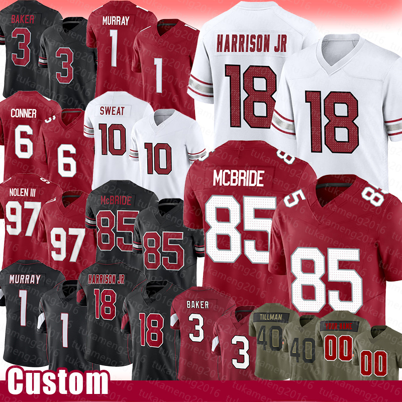 Marvin Harrison Jr. Trey McBride Football Jerseys Budda Baker Kyler Murray James Conner Josh Sweat Walter Nolen III Elijah Higgins Paris Johnson Jr. Michael