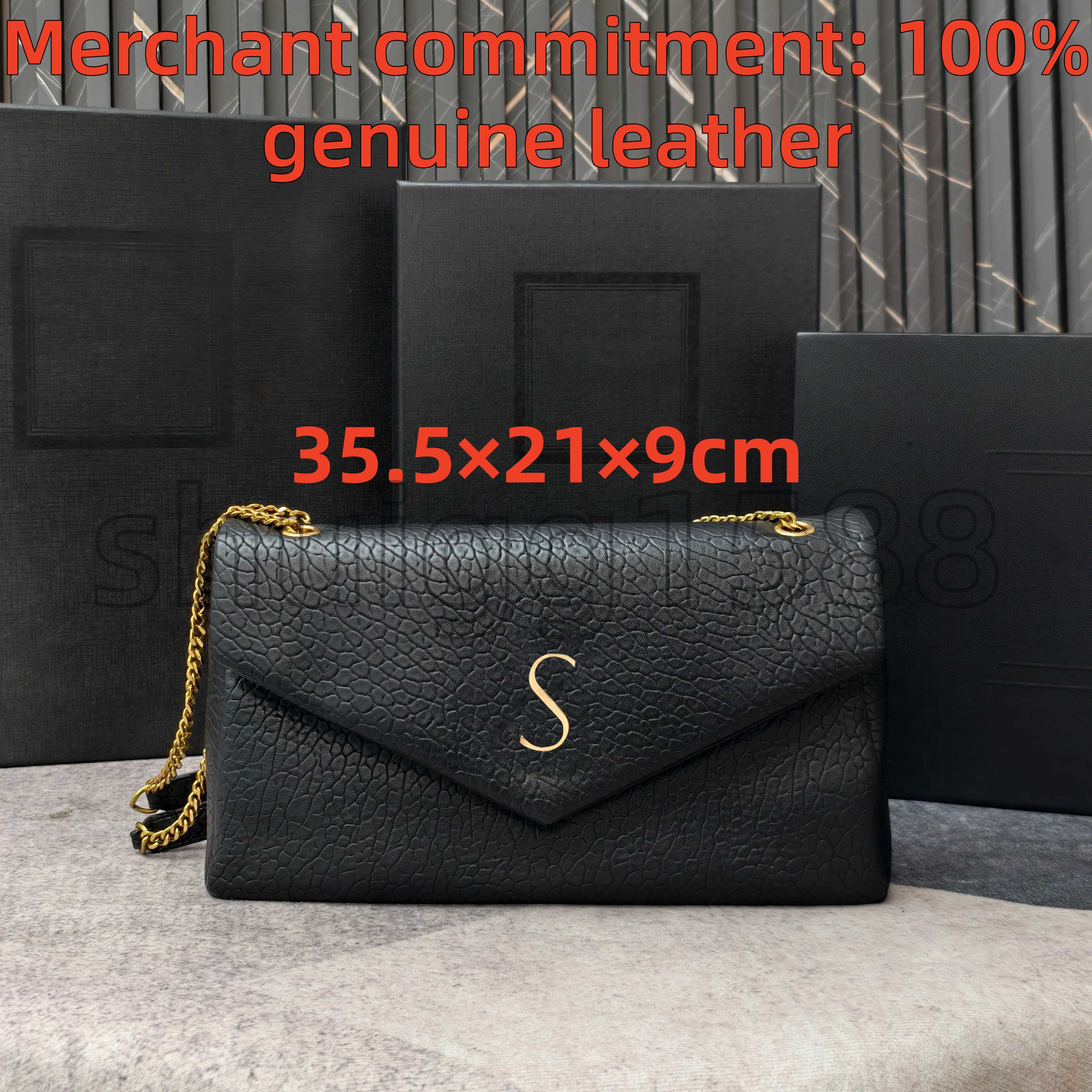 Luxury Designer Womens Top quality bags Genuine envelope package LE CASSANDRES leather chain Can be worn on the shoulder or as a handbag