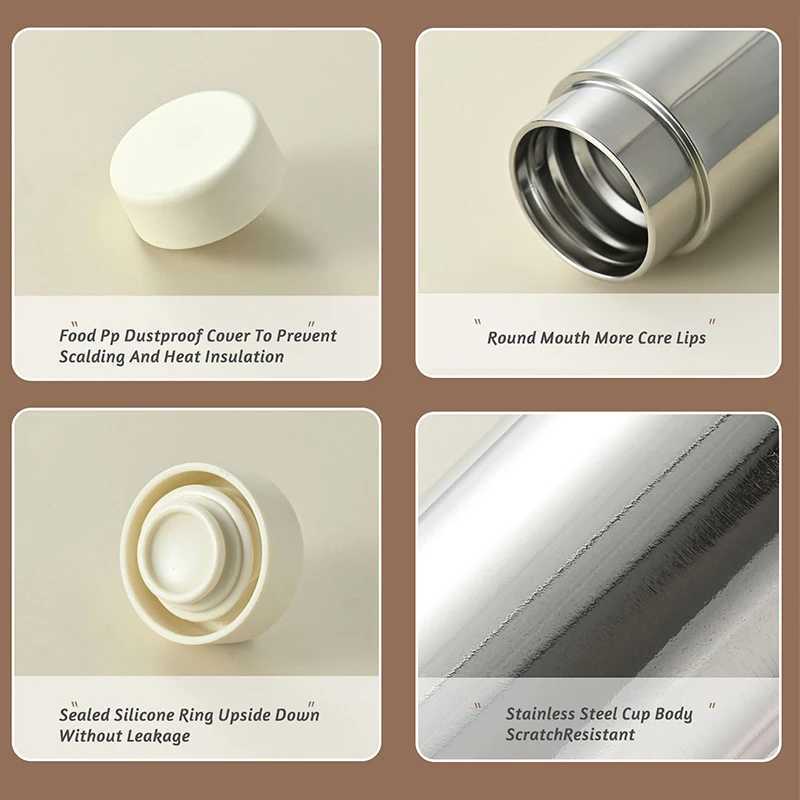 120150180ml mini 316 Stainless Steel Portable Thermos Cup Vacuum Thermal Insulation Pocket Cup Small Water Bottle for Espresso C251008