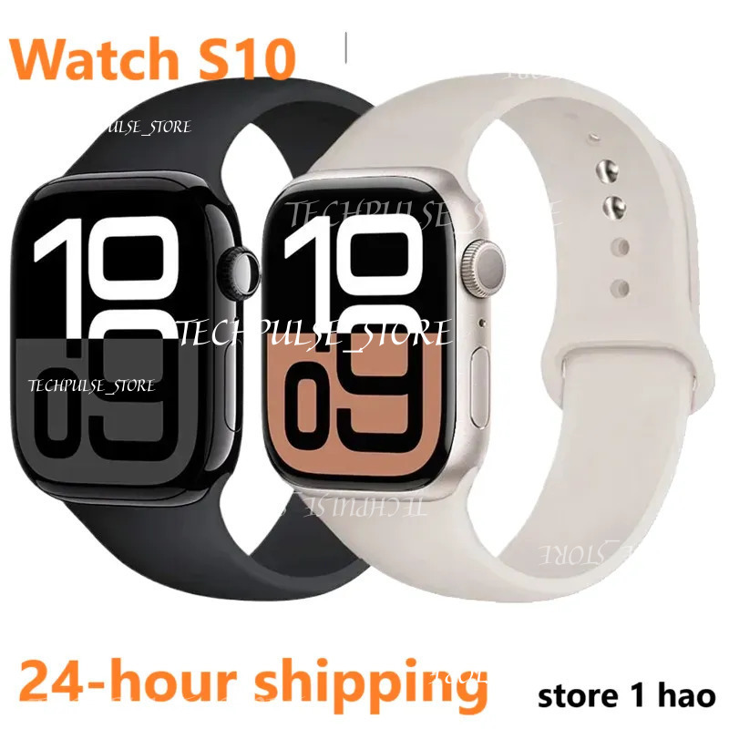 2025 Smart S10 For Apple tech73 Watch Iwatch Ultra 2 Series 10 46Mm Men Women Watch Bluetooth Call Bracelet Wristband Wireless Charging Fiess Tracker