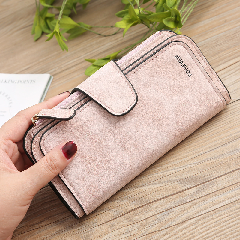 Luxury Designer Wallet Large Capacity Long Women's Matte PU Multi-purpose Wallet Clutch Card Holder High-end Feel