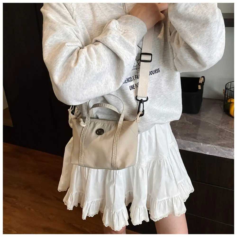 Fi Korean Style Nyl Tote Bag Purse Handbag Oxford Cloth Shoder Bag Simple Allmah Crossbody Bag Wen1 D251009