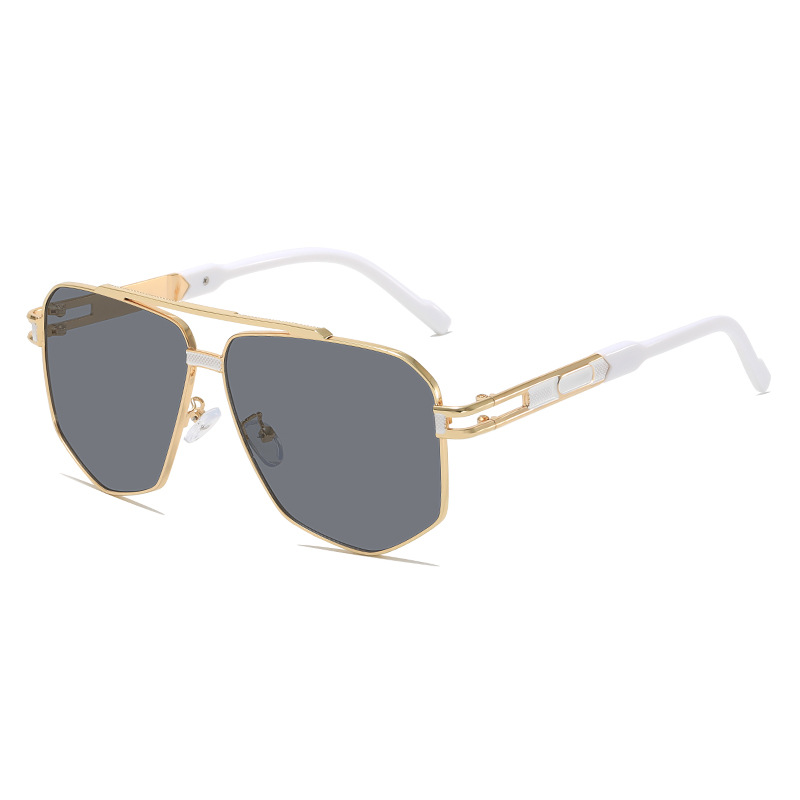 Designer Sunglasses For Women Men Gold Big Frame Sunglasses Fashion Classic Sunglasses Luxury Polarized Goggle Pilot PC Frame Oversized UV400 Eyewear 