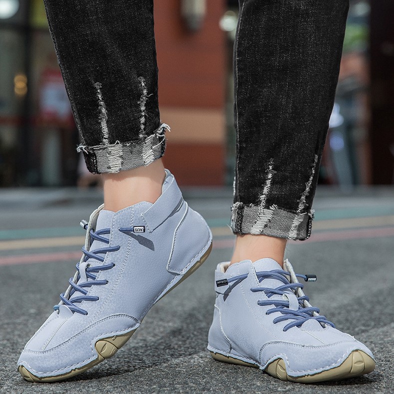 New men's high top designer sports - Hot autumn Luxury shoes casual free shipping lace up