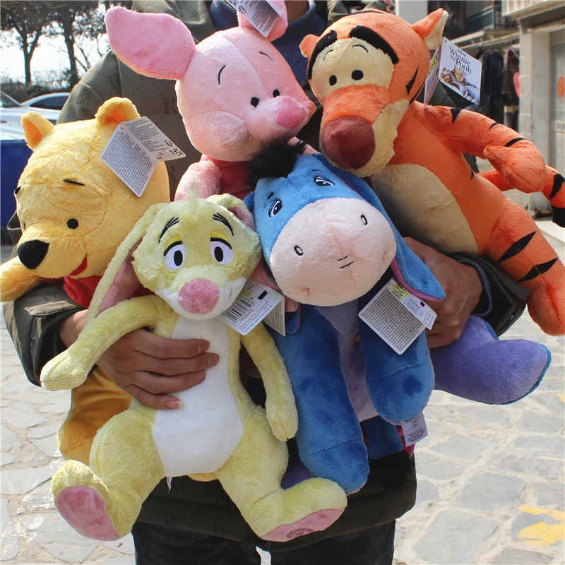 Disney 1piece winnie the pooh bear and tigger Eeyore donkey Piglet pig Pooh Bear stuffed gift toys boys girls brithday gift H251009