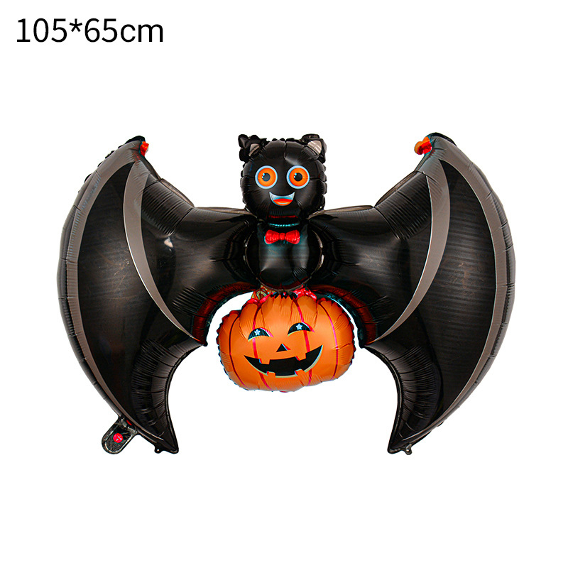 Free Shipping hot sales Halloween Balloon Decoration Aluminum Film Balloon Halloween Theme Party Decoration Alien Cartoon Balloon