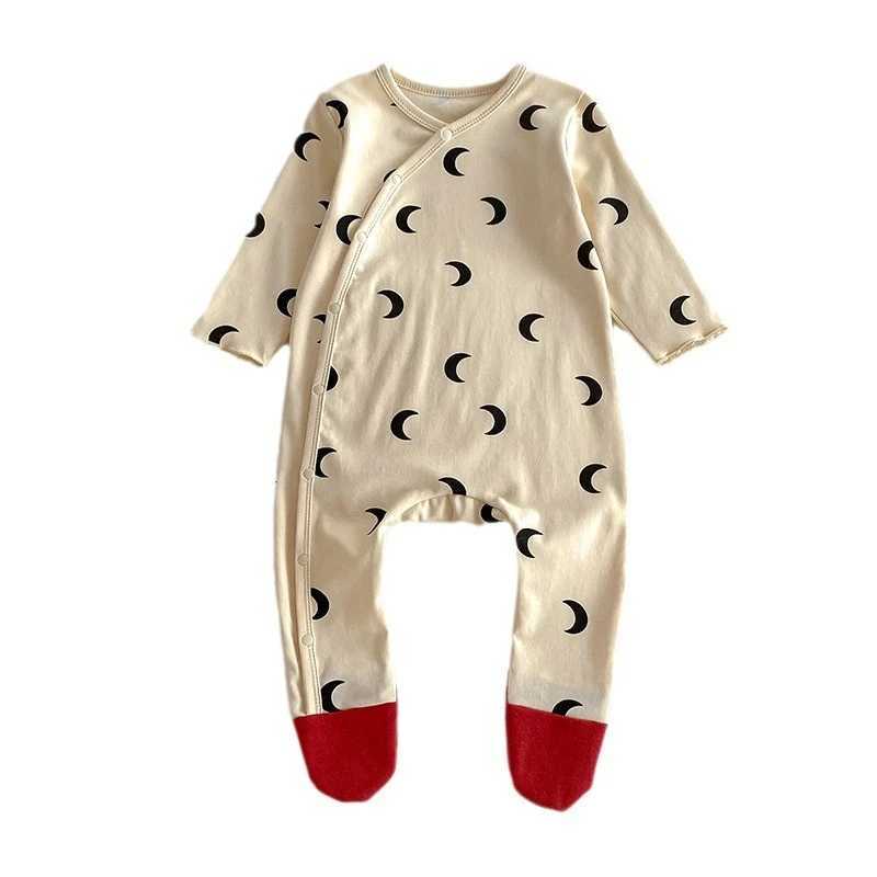 Unisex Baby LongSleeve Footed Romper Clothing for Spring Autumn Boys Girls Cute Print Daily Casual Romper Outdoor Wear C251009