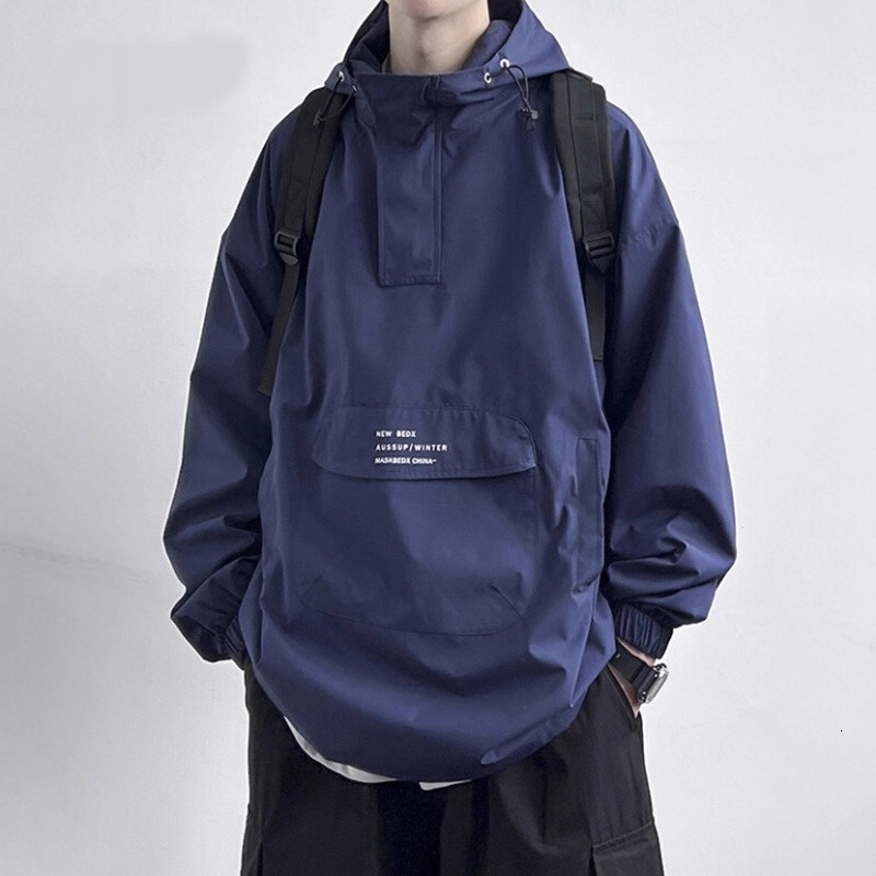 Half-zip Sweatshirt Men's Designer Shirt Spring And Autumn Outdoor Waterproof Jacket Trendy American Style Designer Hoodie Functional Workwear Hooded Jacket