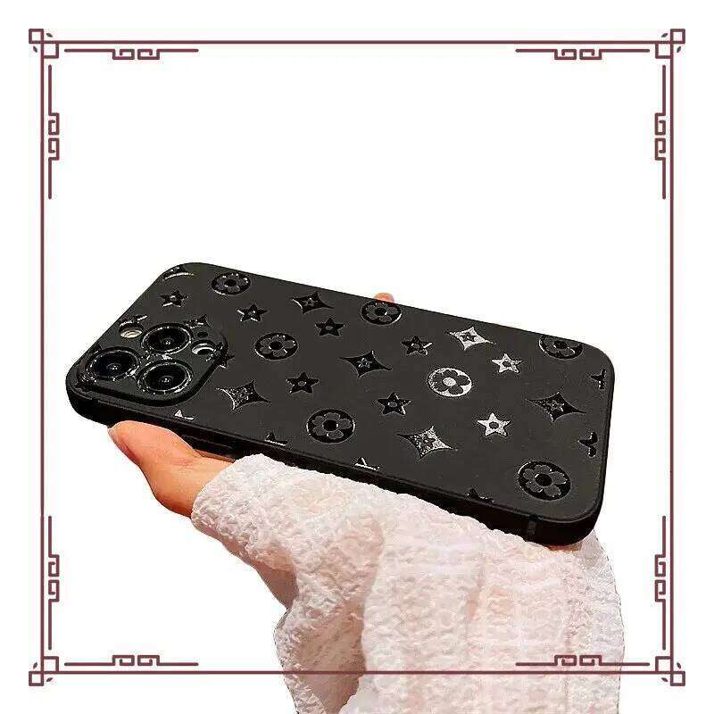 Retro Classic Phone For iPhone17Air 16 15 14 13 12 11Pro XR XS Max 16Puls 17Pro Soft TPU Black iPhone Case