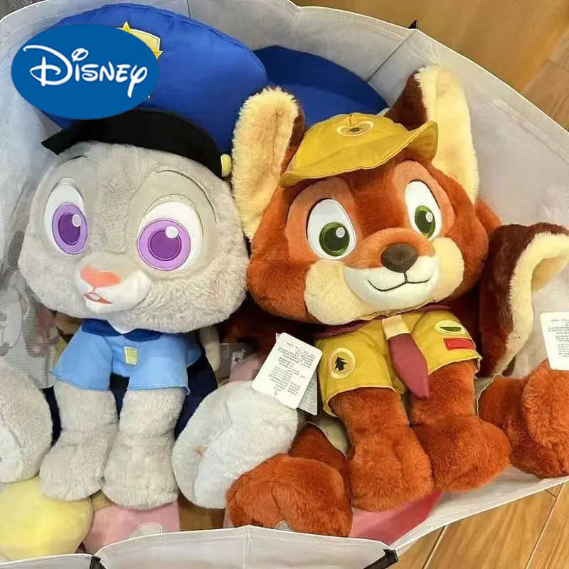 Disney Zootopia Kawaii Judith Nick Plush Toy Cartoon Character Fox Rabbit Animal Giving Girlfriend Christmas Gift H251009