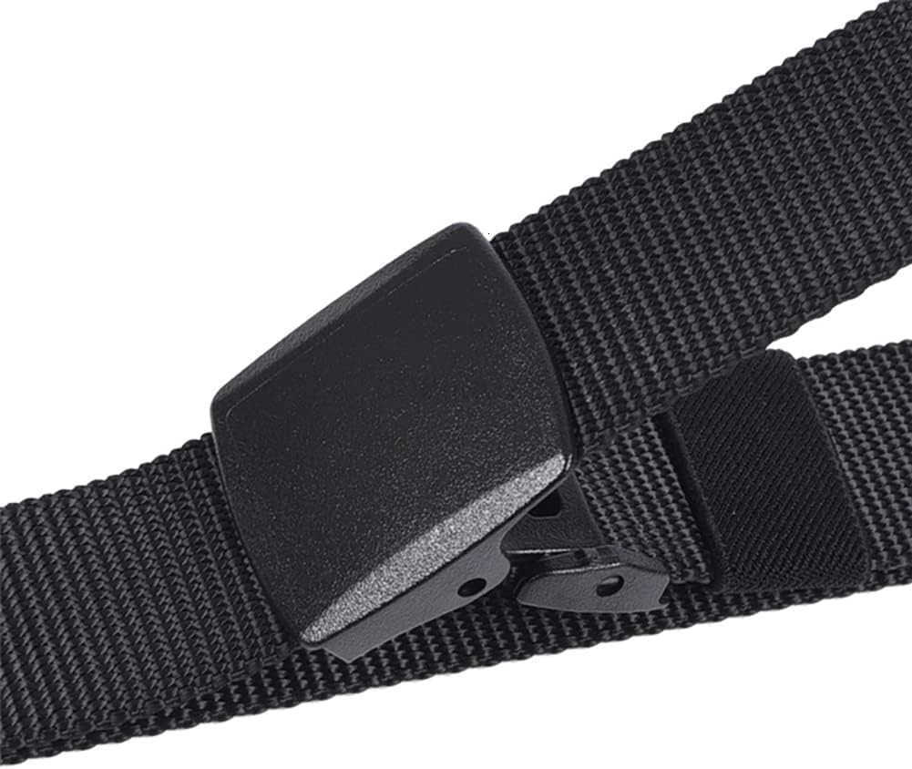 Nickel Free Belt for Men Non Metal Tsa Approved Airport Security Friendly Plastic Belt 15 Wide W251009