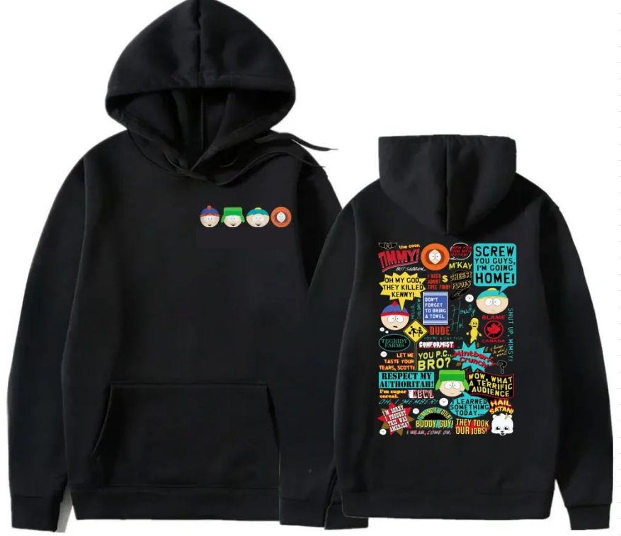 Men's Hoodies Anime Print Hoodie Autumn And Winter Hooded Sweatshirt Fashion Warm Pullover In & Sweatshirts