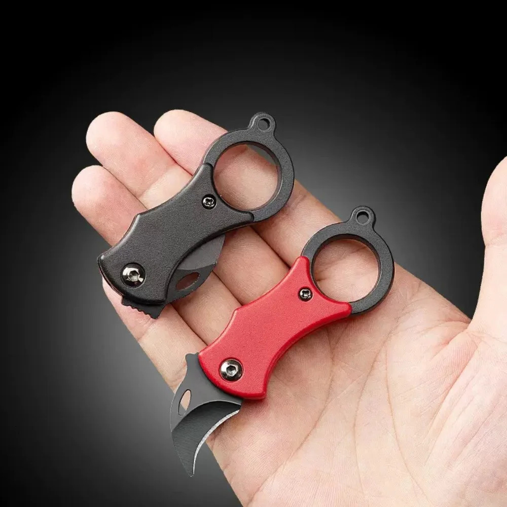 Folding Knife Outdoor EDC Fox Claw Box Cutter Camping Portable Rope Selfdefense Tool Gear 251009