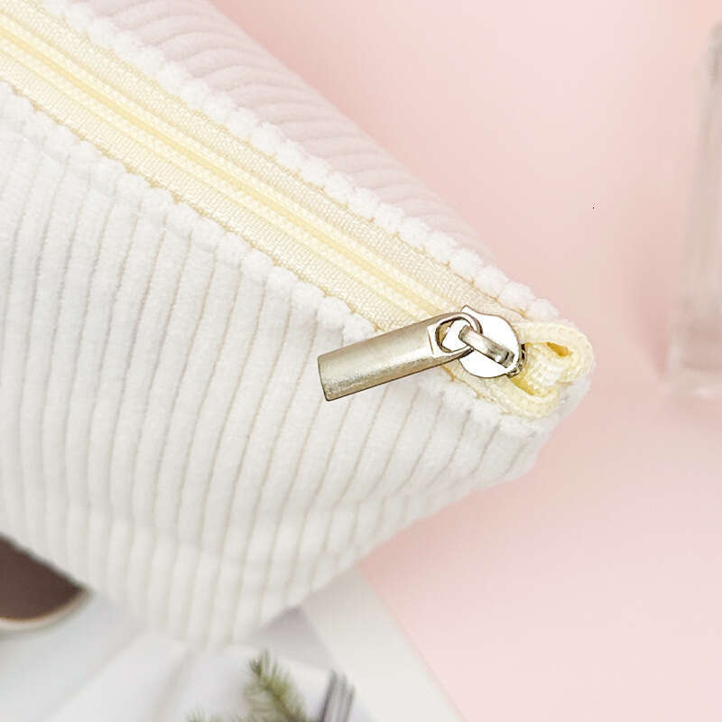 Corduroy High-End Dumpling Lipstick Brush Storage Small Portable Makeup Bag
