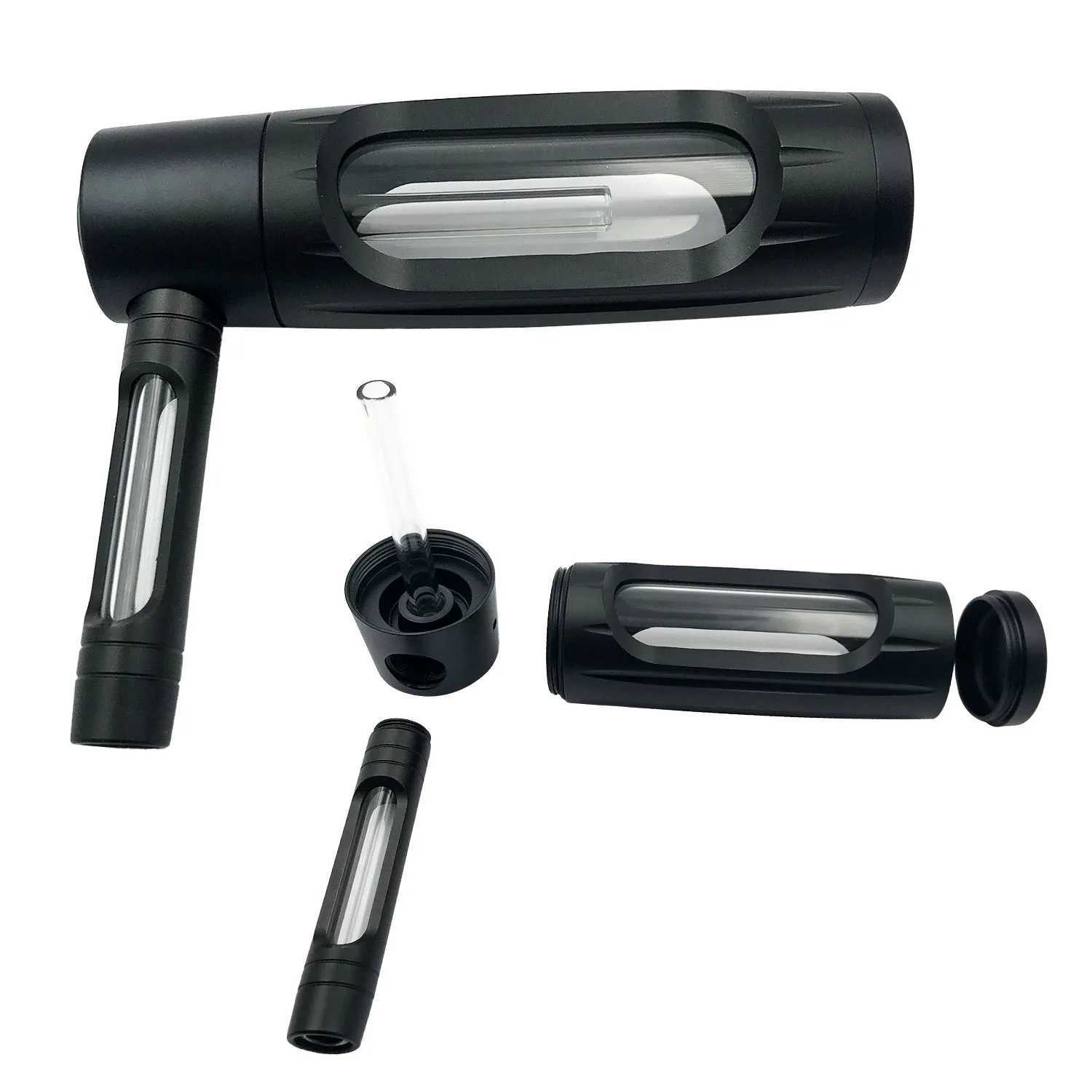 Metal Tobacco Water Pipes Shisha Kit Mini Dry Burning Grass Smoking Pipe Hookah Complete Set Cigarette Holder Accessories Y251020