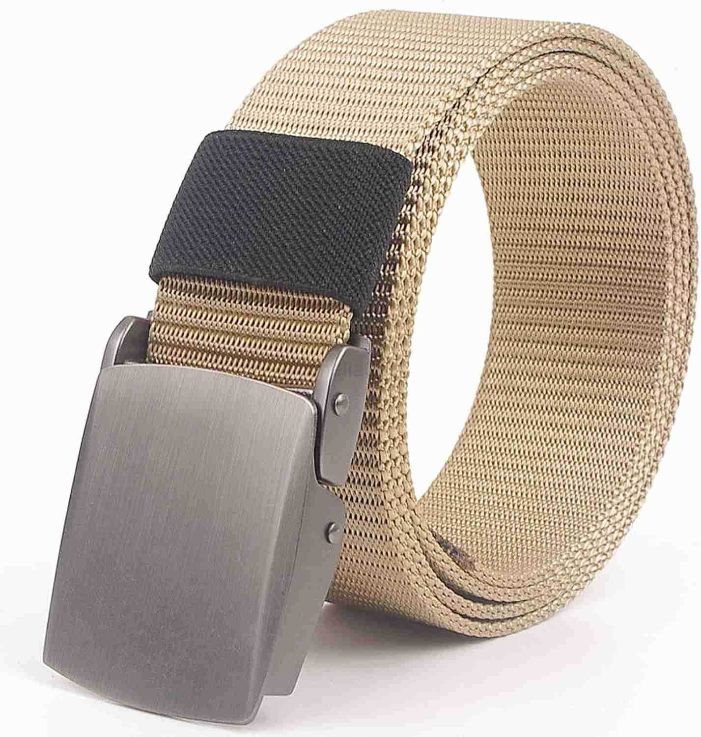 15 inch Nylon Utility Men Belt Outdoor Web Belt with Zinc Alloy gift for Men W251009