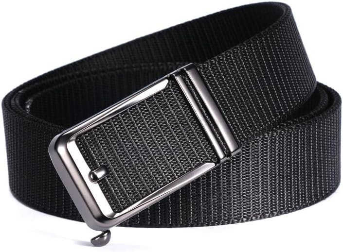 Mens Ratchet Belts Nylon Web Work Belt with AdjustabLE Automatic for Jeans Pants W251009