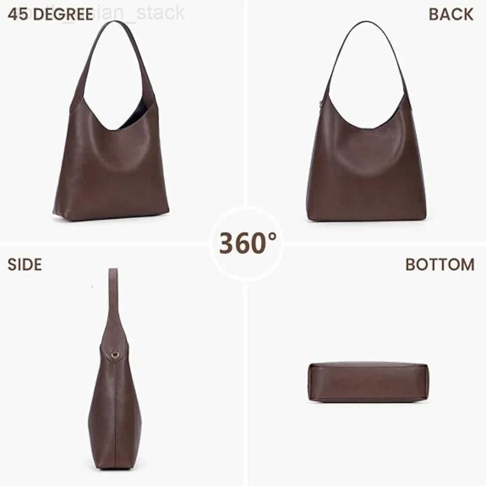 MINKARS Shoulder Bag Hobo Bag Slouchy Tote Bag for Women Vegan Leather Shoulder Work Bag Designer Handbag Trendy Slouch Purse Z251009