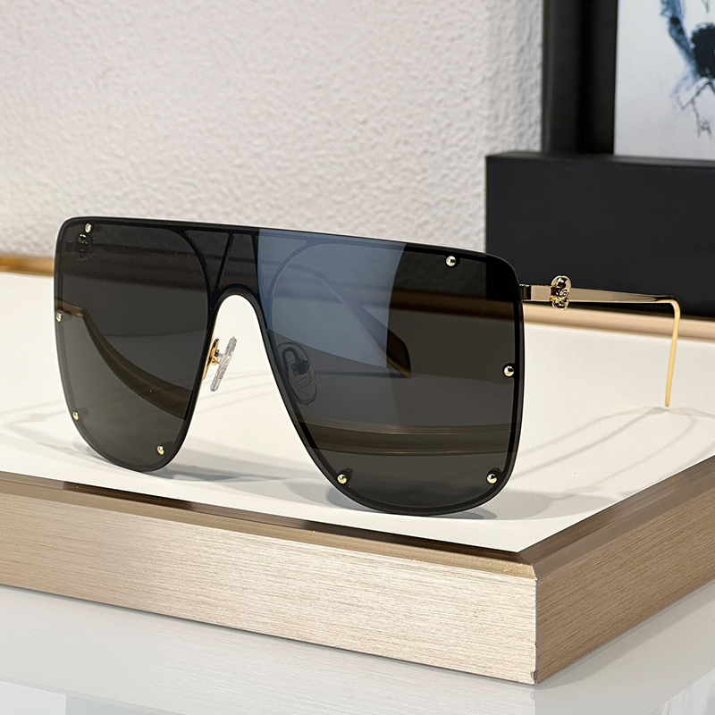 Designer Sunglasses Womens Mens Fashion Oversized Rimless Eyewear 0313 Luxury Sunglasses Outdoor Goggles UV400 Protection Glasses With Box