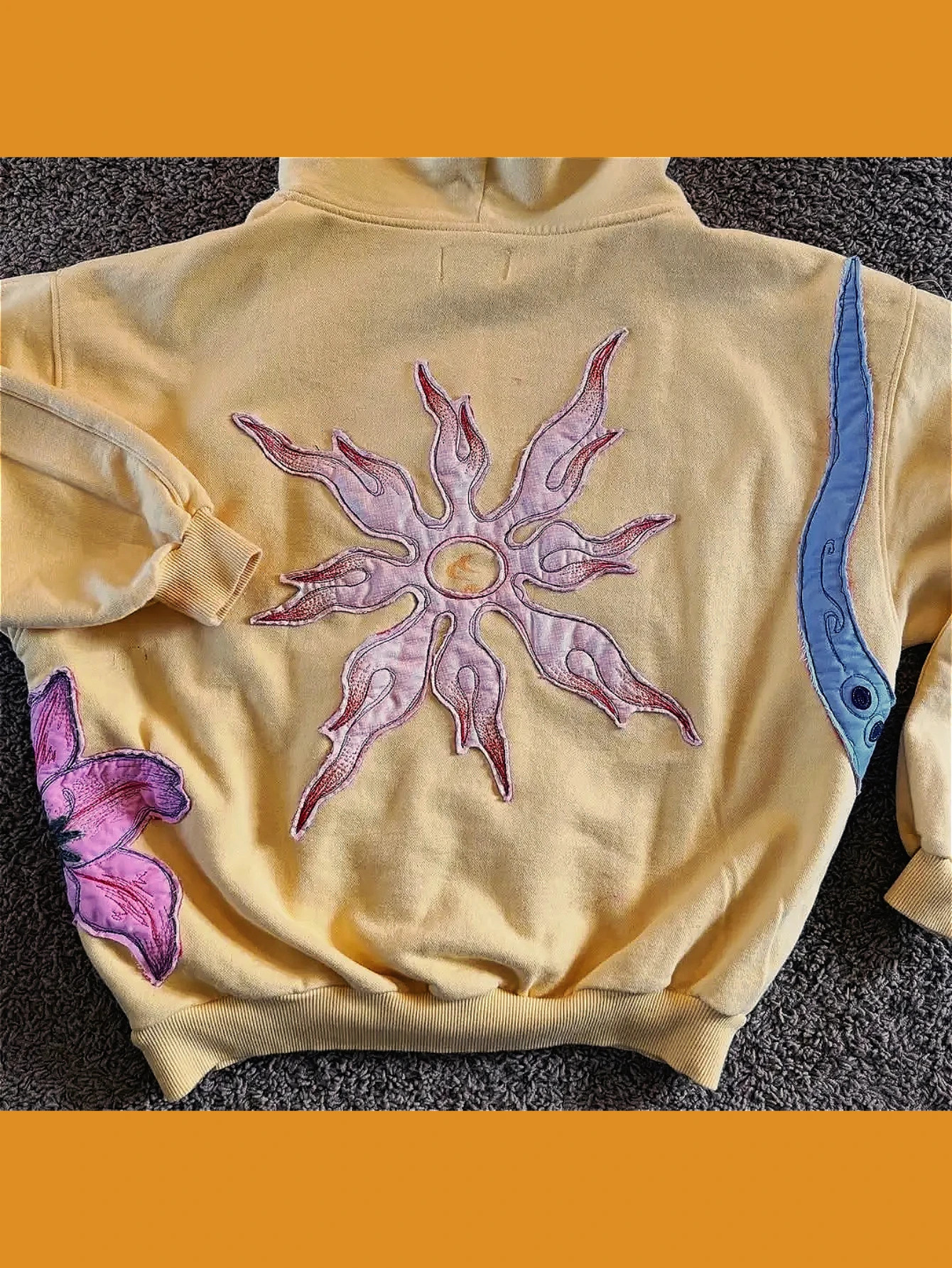 Spring and summer simple fun patch fashion casual versatile street loose sportswear men womens hoodie zipper jacket 2501008