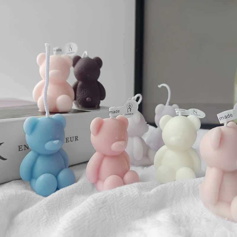 1PC Cute Animals Bear Scented candles New Year Home Decor Small Dogs Aromatic Candles Birthday Gifts House Souvenirs S25109 S260204
