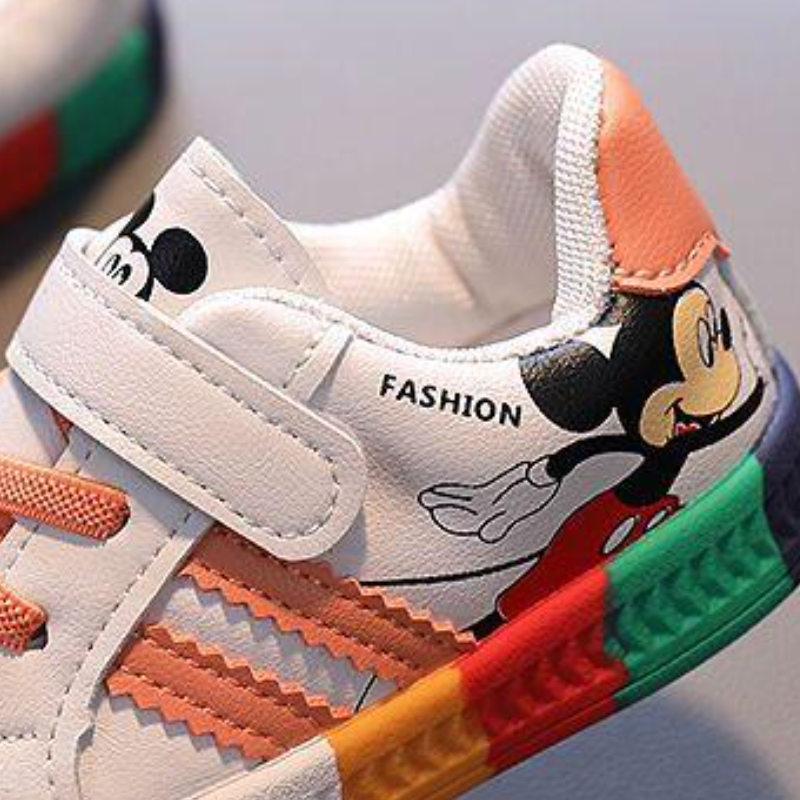Disney kids' shoes sports shoes boys and girls sneakers flat shoes running shoes casual shoes comfortable soft and slip-resistant soles baby desi