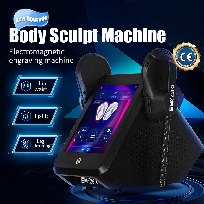RF EMS Body Sculpting Machine Electromagnetic Muscle Stimulation Massager Butt Fat Healthy Weight Loss Sculpt Salon