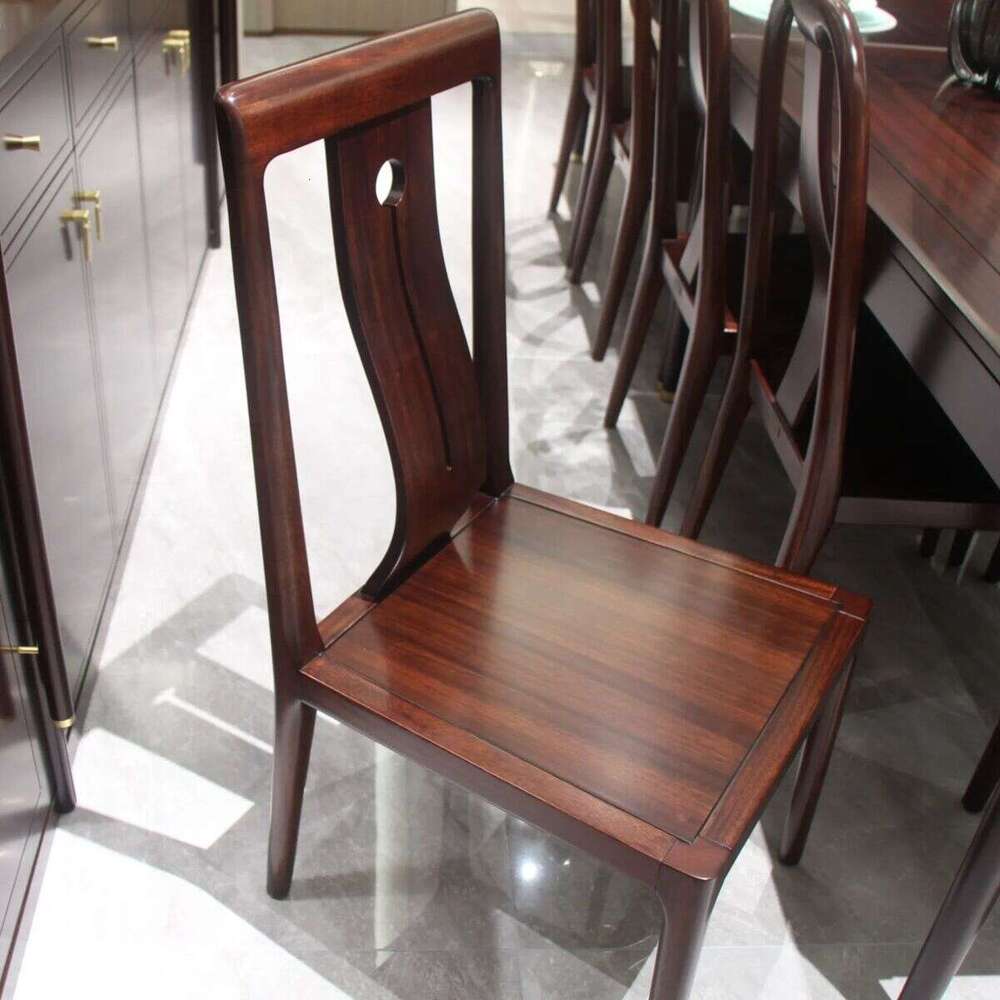 Zhong zhixin Chinese-style dining table and chairs/High-end solid woodfurniture/pure natureguarantees quality of life.
